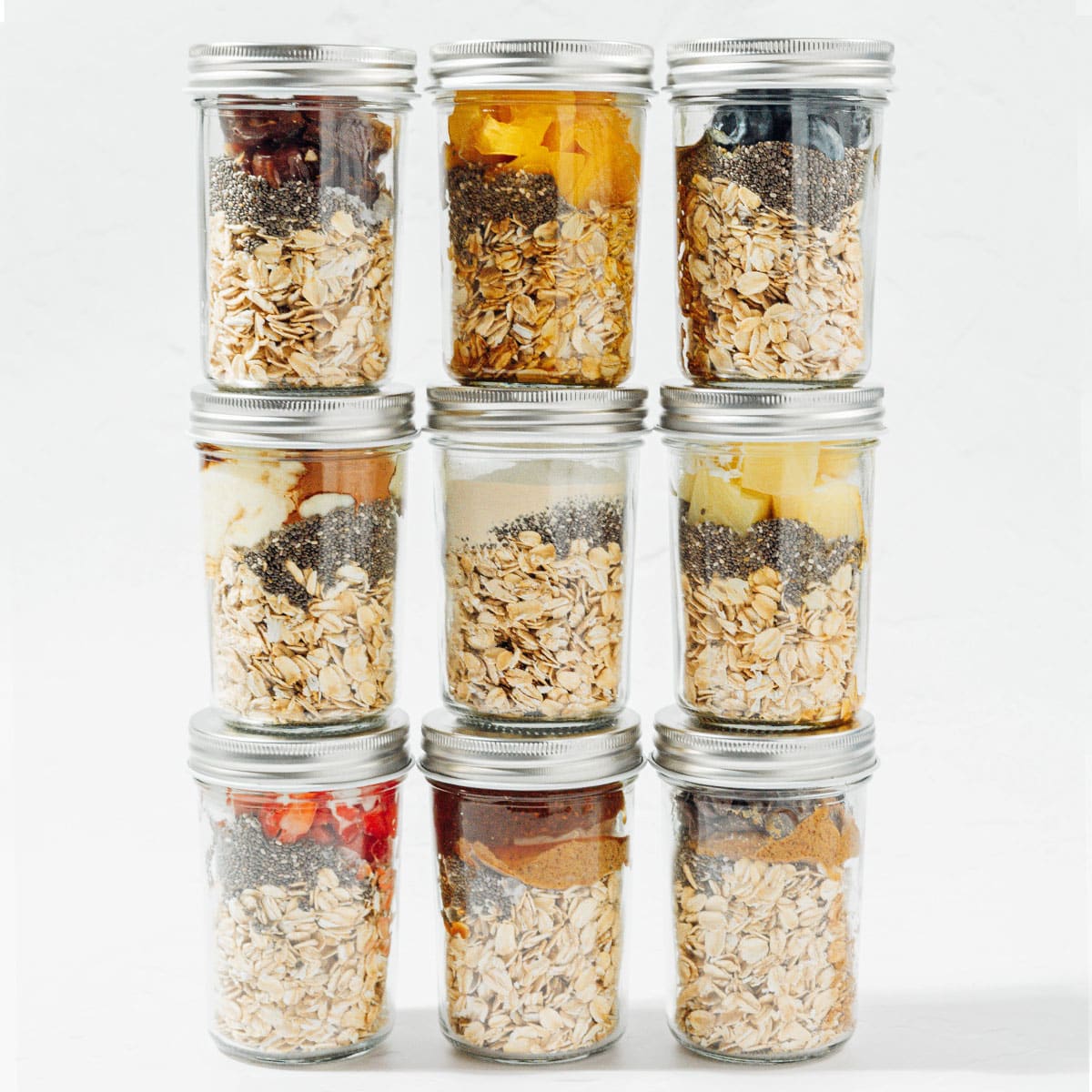 5 easy make ahead oat jars to meal prep breakfast - Cook Eat Live Love