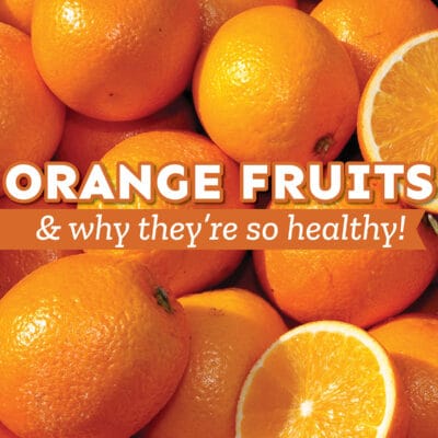 Collage that says "orange fruits".