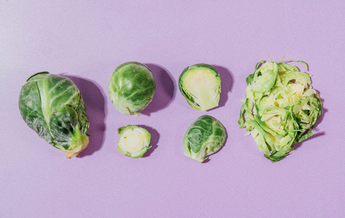 How to cut brussels sprouts.