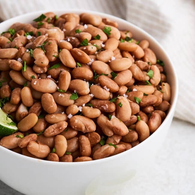 How to cook pinto beans.