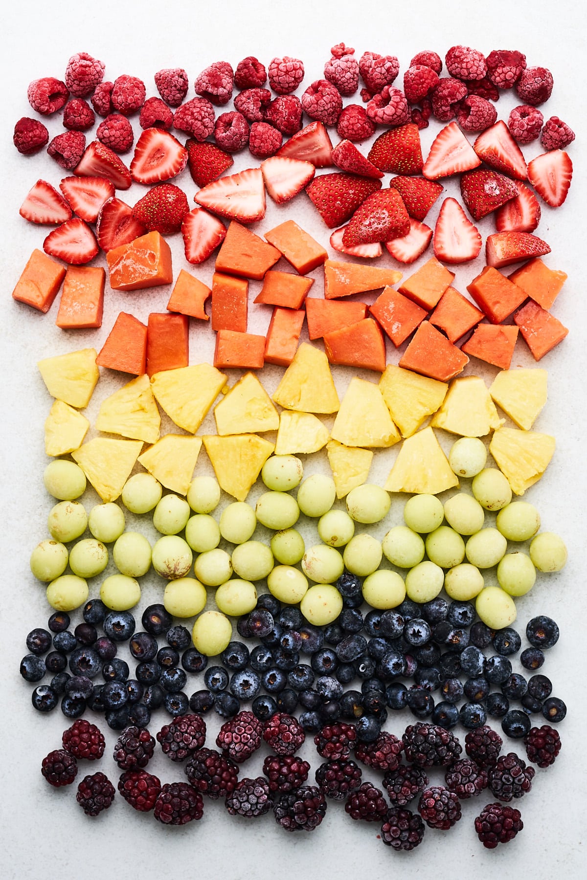How to cut fruit for smoothies.