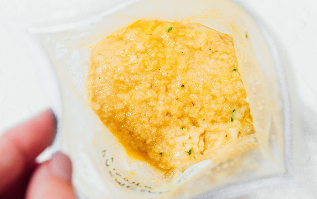 Risotto in a bag.