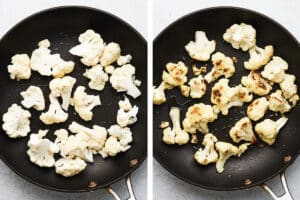 Sautéed cauliflower.