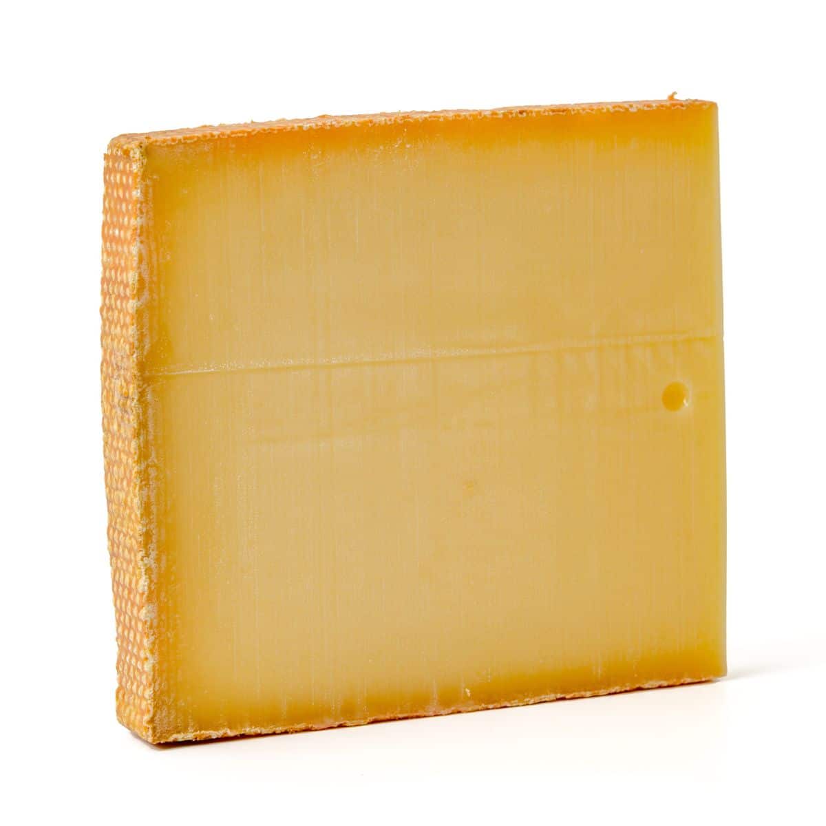 Le brouere cheese on a white background.