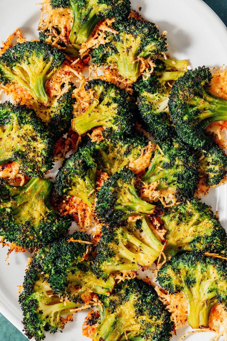 3-Ingredient Smashed Broccoli With Parmesan | Live Eat Learn