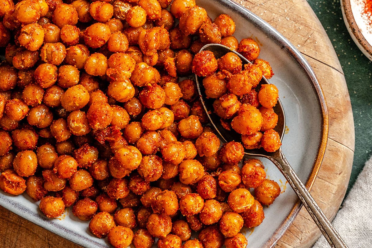 Crispy Pan-Fried Chickpeas in Coconut Oil-image