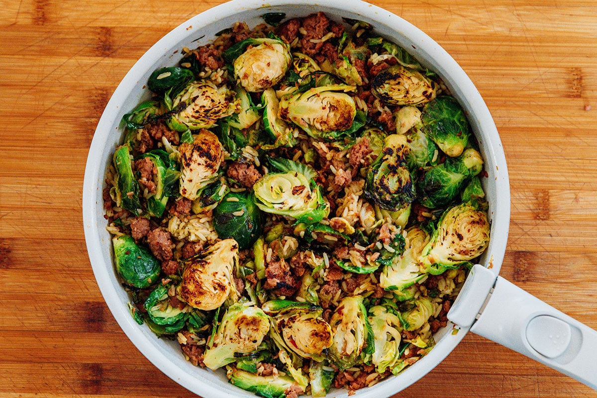 Beyond meat and Brussels sprout stir fry.