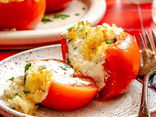 Stuffed Tomatoes With Herby Cottage Cheese (High Protein) | Live