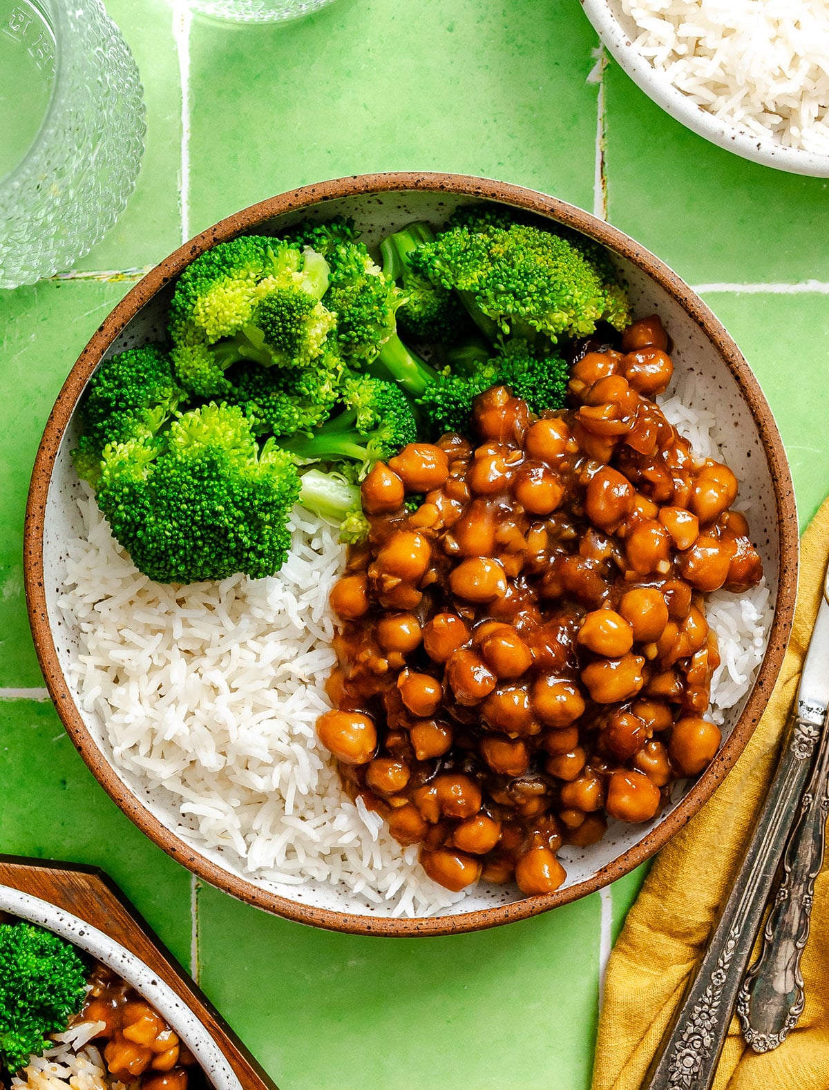 Sticky Teriyaki Chickpeas (20 Minute Dinner)