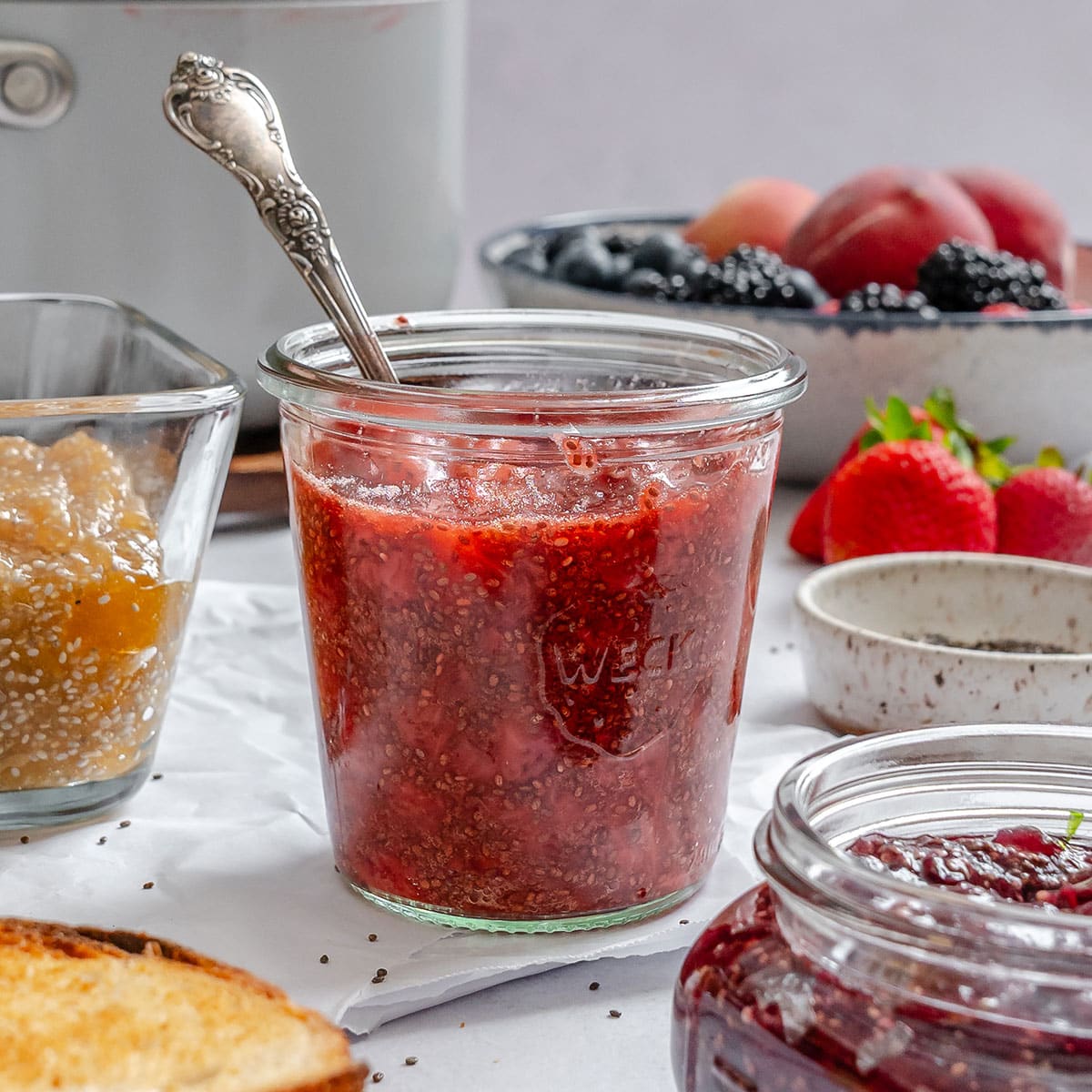 Small Batch Chia Seed Jam (Any Flavor)