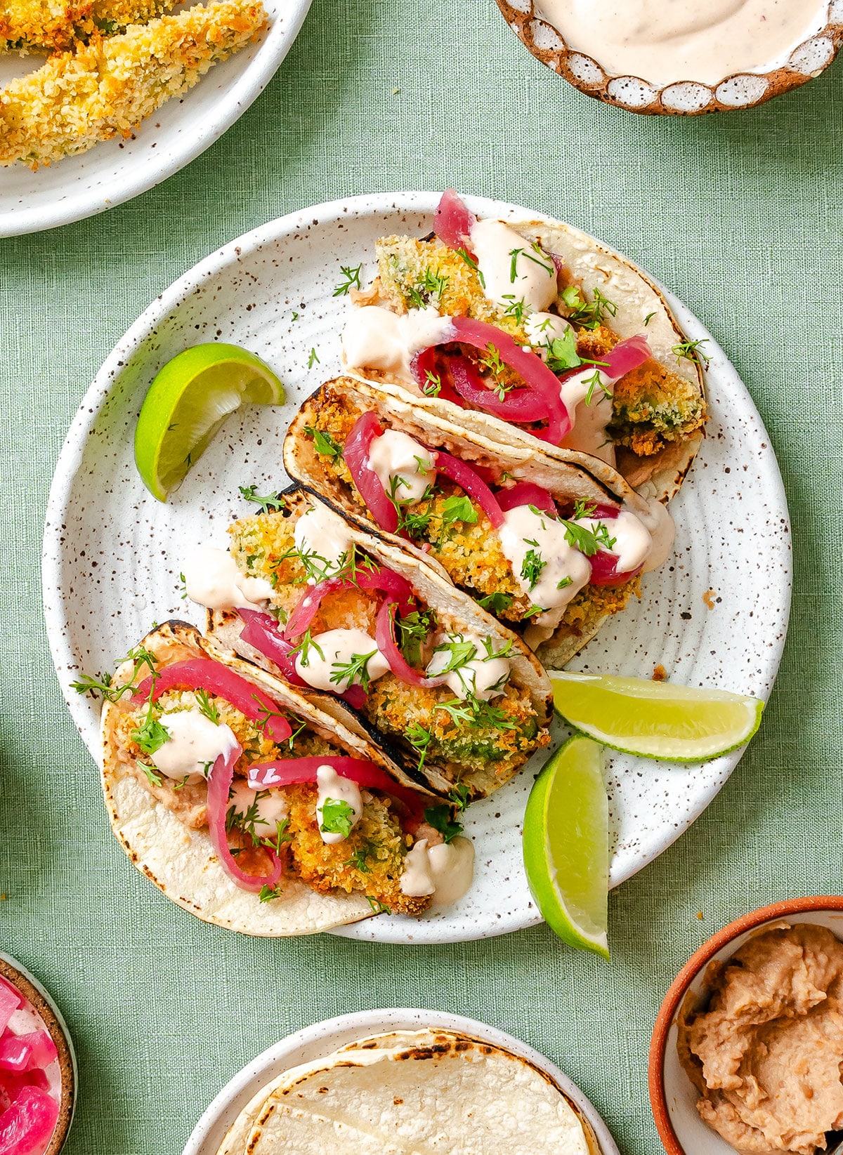 Crispy Baked Avocado Tacos